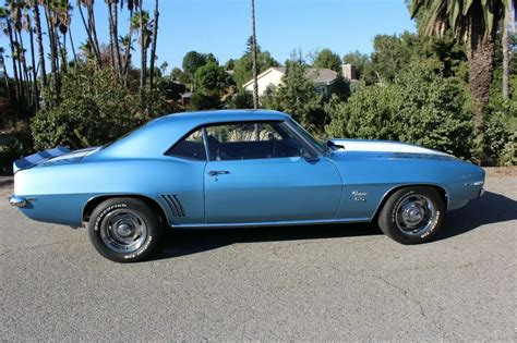 1969 Chevy Camaro RS/SS 427 4 Spd 12 Bolt Posi Glacier Blue Deluxe int Cali Car - Classic ...