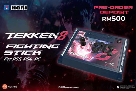 Hori Fighting Arcade Stick Alpha (Tekken 8 Edition) for PS4/PS5/PC