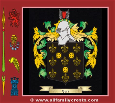 Peake family crest and meaning of the coat of arms for the surname Peake, Peake name origin