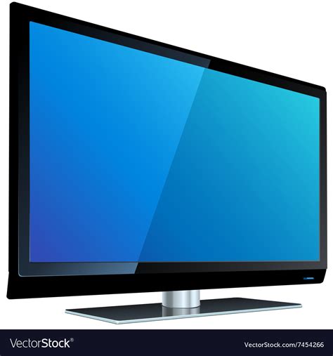 TV flat screen lcd Royalty Free Vector Image - VectorStock