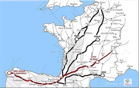 El camino de santiago frances elevation map - agekoti