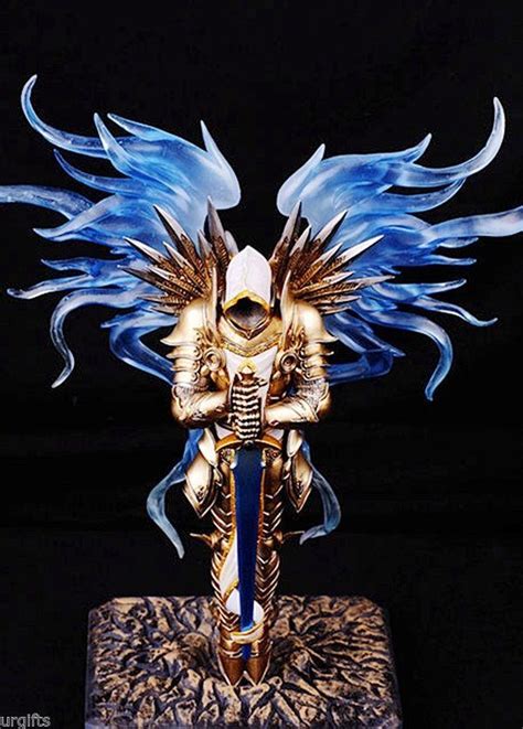 Diablo 3 Archangel Tyrael Statue Dark Seraphim Angel 27cm Figure ...