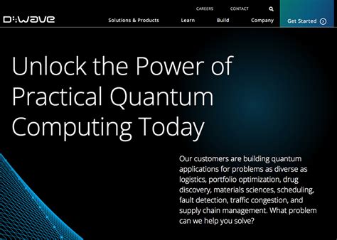 D-Wave Quantum Computing - Awwwards Nominee