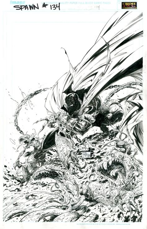 Greg Capullo - Spawn #134 Cover Comic Art | Comic art, Spawn comics ...