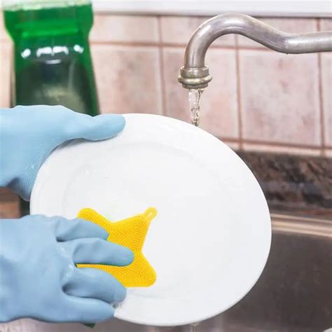 silicone sponge dish washing kitchen scrubber - Custom Silicone Manufacturer