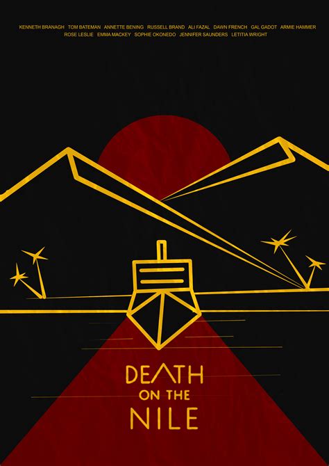 Death on the Nile. Movie poster on Behance