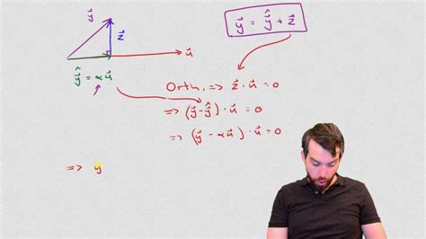 The geometric view on orthogonal projections - YouTube