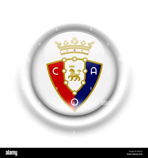 CA Osasuna flag logo icon symbol emblem Stock Photo - Alamy