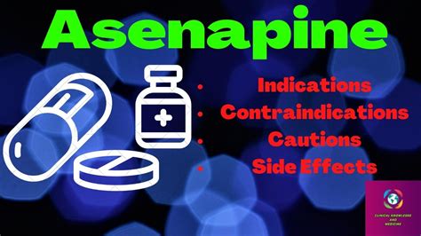 Asenapine/Saphris |Asenapt 5/10mg -Indications, Contraindications ...