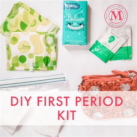 DIY First Period Kit - Mom of Girls - Parenting