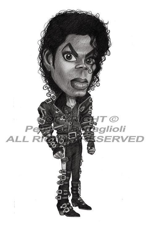 Michael Jackson Bad Caricature Art Limited Edition Print - Etsy