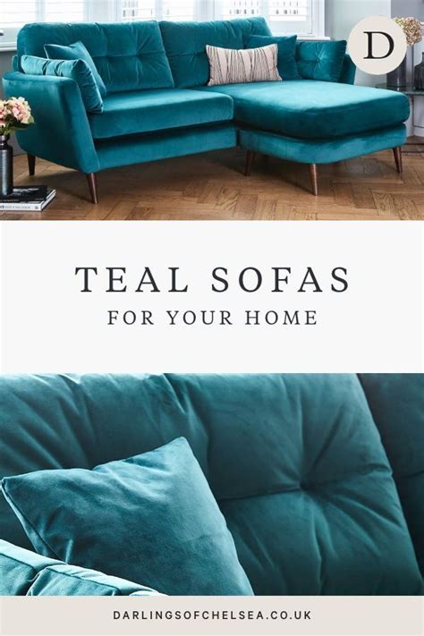 How To Decorate With A Teal Sofa | Teal sofa living room, Teal couch ...