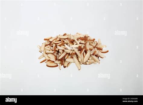 Almond nuts isolated Stock Photo - Alamy