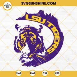 Geaux Tigers SVG, LSU Tigers And Lady Tigers SVG PNG DXF EPS Cricut