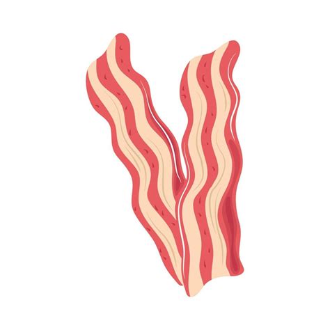 fried bacon cartoon 10466026 Vector Art at Vecteezy