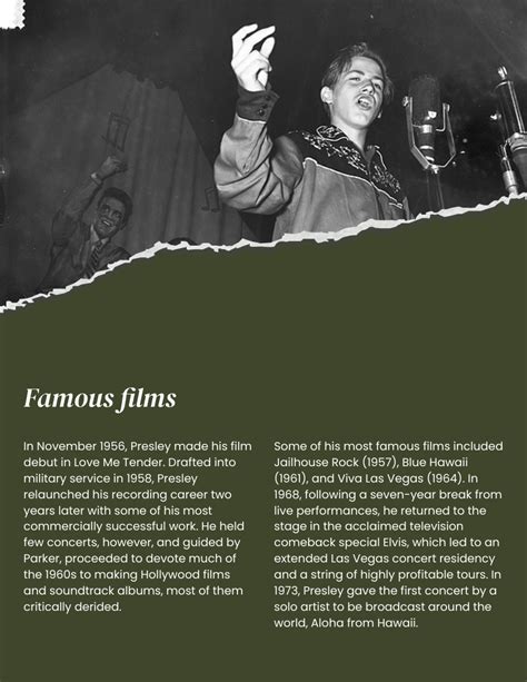 Elvis Presley Biography | Biography Template