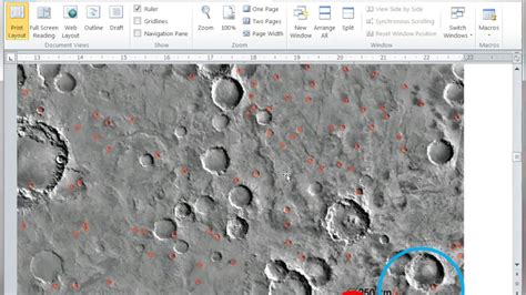 Crater counting in word tutorial - YouTube