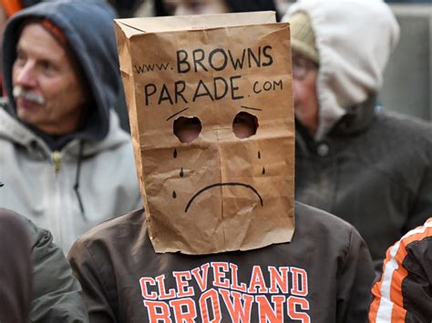 Cleveland Browns Fans Celebrating 0-16 Season with Parade