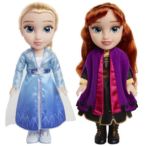 Disney Princess Anna And Elsa 14 Inch Singing Sisters Feature Fashion ...