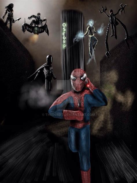 Spider-Man and Sinister Six Redesign Concept Art by TheDJArt on DeviantArt