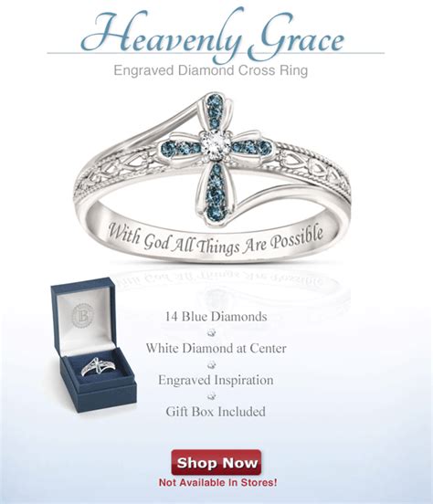 Heavenly Grace engraved cross ring https://www.texasroundpen.com ...