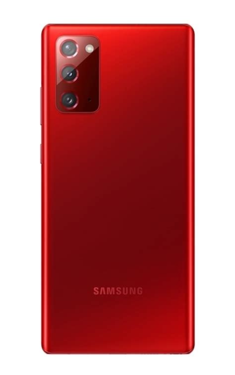 Samsung Galaxy Note20 5G Gets Mystic Red Color in South Korea