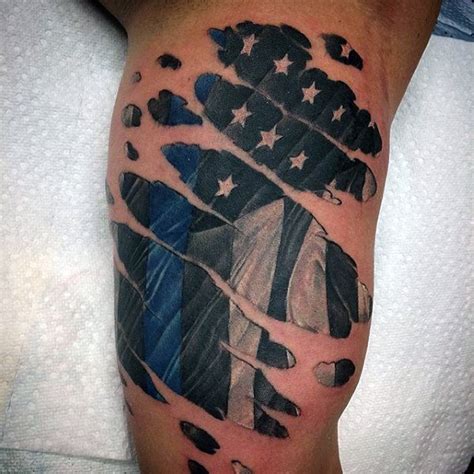 Blue Line Flag Tattoo - About Flag ... | Tattoo designs men, Line ...