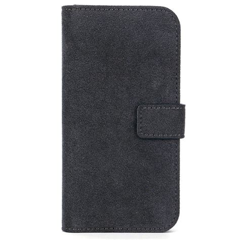 iPhone 13 Pro - Wallet Alcantara Case - Space Grey - Alcanside