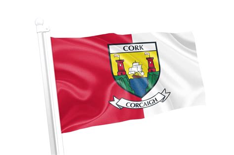 Cork County Crest Flag – Flags Ireland Prospect Design