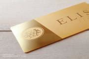 Gold Metal Business Cards