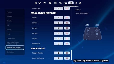 Best Fortnite Festival Keybinds and Controller Settings on PC and Console - Dot Esports