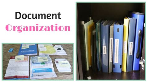 Document Organization - Organize Your Important Papers - YouTube