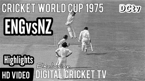 1st Cricket World Cup 1975 / ENGLAND vs NEW ZEALAND / Rare New HD ...