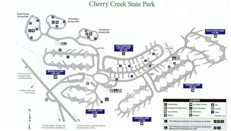 Cherry Creek Campground Map