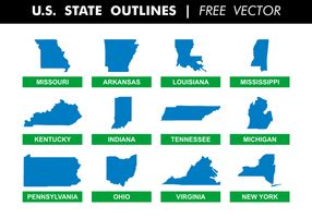 State Outlines Vector Art, Icons, and Graphics for Free Download