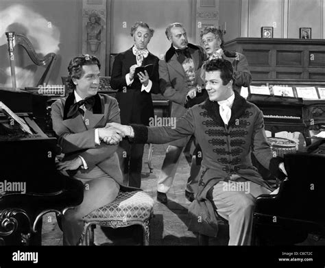 STEPHEN BEKASSY, CORNEL WILDE, PAUL MUNI, A SONG TO REMEMBER, 1945 ...