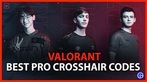 Best Valorant Crosshairs Codes Of Pro Players (November 2022)