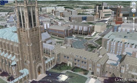 Duke University unveils an excellent 3D Campus Map - Google Earth Blog