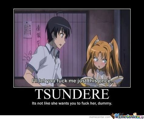 anime tsundere meme | Tsundere Anime Girl | tsundere | Pinterest | Anime, Girls and Meme