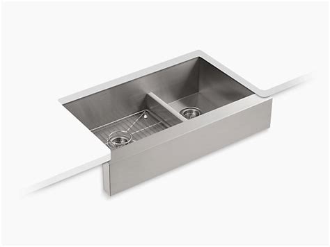 KOHLER 3945-NA VAULT 36" UNDERMOUNT APRON FRONT STAINLESS SINK | Park Supply Company