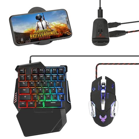 Buy Half Hand Gaming Keyboard and Mouse Combo Laelr 35 Keys PUBG Wired ...