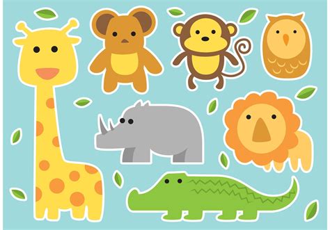 Baby Vector Animals - Download Free Vector Art, Stock Graphics & Images