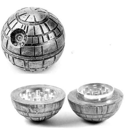 Death Star Grinders 55mm Pollen Catcher Herb Grinder 3 Layer PokeBall ...