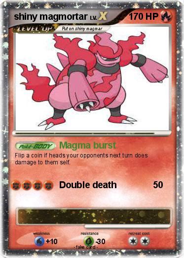 Pokémon shiny magmortar 3 3 - Magma burst - My Pokemon Card