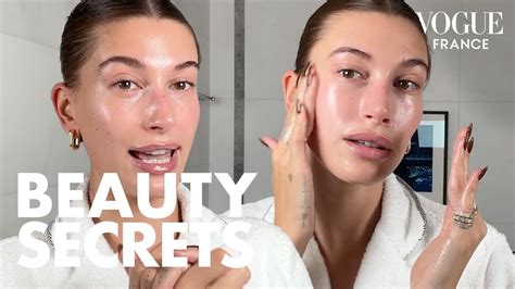 Hailey Bieber's skincare routine for a super glowy complexion | Vogue France - ViDoe