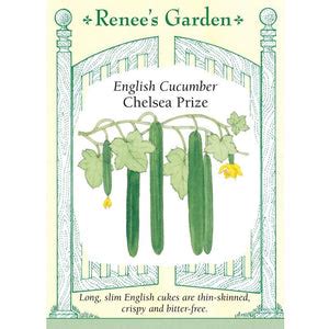 Renee's Garden Cucumber English Chelsea Prize - Grow Organic