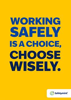 Free Safety Slogan Posters – Download & Print | Safety Message of the Day