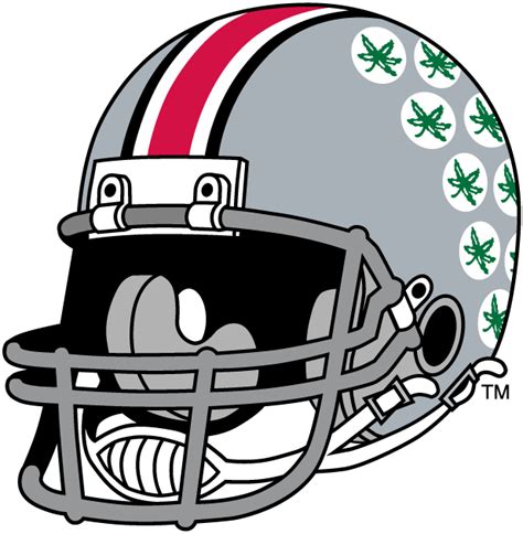 Ohio State Buckeyes Helmet Logo (1968) - | Ohio state decals, Ohio ...