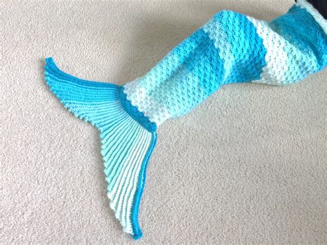 Sophie Mermaid Tail Blanket Pattern sew-free Child Sizes. - Etsy