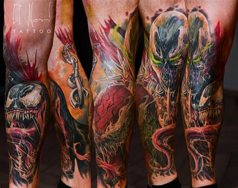 spawn venom carnage tattoo | Татуировки, Тату, Текст тату